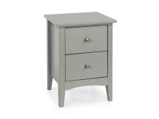 Core Products Clearance - Core Como Light Grey 2 Drawer Bedside Cabinet