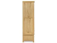 ASC ASC Selkirk 2 Door 1 Drawer Oak Wooden Double Wardrobe (Part Assembled)