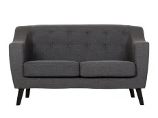 Seconique Ashley Grey Fabric 2 Seater Sofa