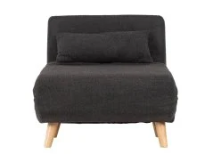 Seconique Seconique Astoria Grey Boucle Fabric Chair Bed