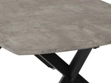 Seconique Seconique Athens 140cm Concrete Effect Dining Table