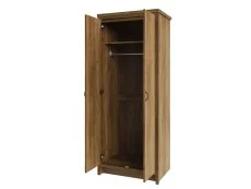 GFW GFW Boston Knotty Oak Effect 2 Door Double Wardrobe