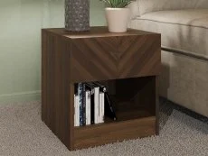 GFW GFW Catania Royal Walnut 1 Drawer Lamp Table