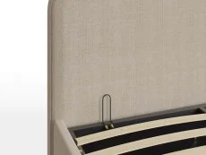 GFW GFW Florence Stone Boucle Ottoman Bed Frame