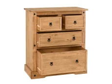 Seconique Seconique Corona Pine 2+2 Drawer Chest of Drawers