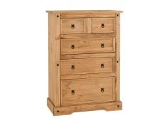 Seconique Seconique Corona Pine 3+2 Drawer Chest of Drawers