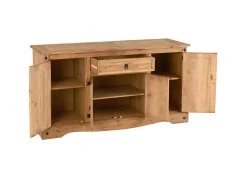 Seconique Corona Pine 4 Door 1 Drawer Sideboard