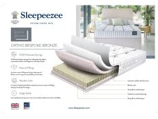 Sleepeezee Sleepeezee Ortho Bespoke Bronze Pocket 1000 4ft Small Double Mattress