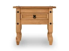 Seconique Seconique Corona Pine 1 Drawer Wooden Lamp Table