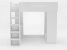 Kidsaw Kidsaw Kudl White Wooden High Sleeper Bed Frame