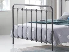 Time Living Time Living Havana 4ft6 Double Grey Metal Bed Frame