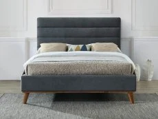 Time Living Time Living Mayfair Dark Grey Fabric Bed Frame