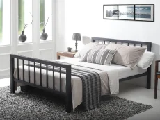 Time Living Time Living Metro 4ft Small Double Black Metal Bed Frame
