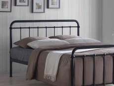 Time Living Time Living Miami 4ft6 Double Black Metal Bed Frame