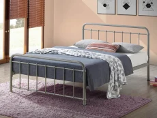 Time Living Time Living Miami 4ft Small Double Pebble Metal Bed Frame
