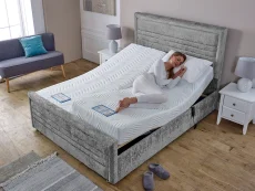 Flexisleep Skye Electric Adjustable 6ft Super King Size Bed Frame