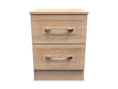 Welcome Welcome Dorset 2 Drawer Small Bedside Table (Assembled)