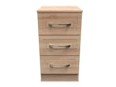 Welcome Welcome Dorset 3 Drawer Bedside Table (Assembled)