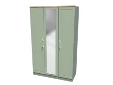 Welcome Welcome Kent 3 Door Mirrored Triple Wardrobe (Assembled)