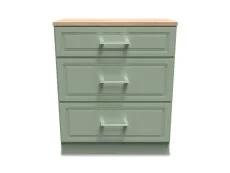 Welcome Kent 3 Drawer Deep Chest of Drawers (Assembled)