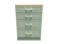 Welcome Kent 4 Drawer Deep Chest of Drawers (Assembled)