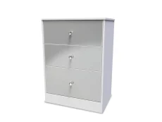 Welcome Welcome Padstow 3 Drawer Midi Chest of Drawers (Assembled)