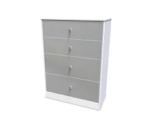 Welcome Welcome Padstow 4 Drawer Deep Chest of Drawers (Assembled)