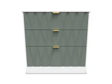 Welcome Welcome Las Vegas 3 Drawer Deep Chest of Drawers (Assembled)
