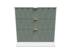 Welcome Welcome Las Vegas 3 Drawer Deep Chest of Drawers (Assembled)