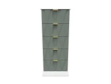 Welcome Welcome Las Vegas 5 Drawer Tall Narrow Chest of Drawers (Assembled)