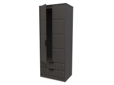 Welcome Welcome New York 2 Door 2 Drawer Tall Double Wardrobe (Assembled)