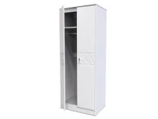 Welcome San Jose 2 Door Tall Double Wardrobe (Assembled)