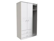 Welcome Welcome San Jose 3 Door 2 Drawer Tall Triple Wardrobe (Assembled)