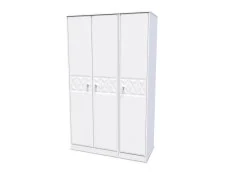 Welcome Welcome San Jose 3 Door Tall Triple Wardrobe (Assembled)