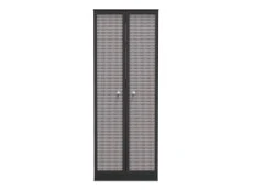 Welcome Welcome Rattan Look 2 Door Tall Double Wardrobe (Assembled)