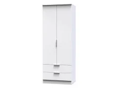 Welcome Welcome Plymouth 2 Door 2 Drawer Double Wardrobe (Assembled)