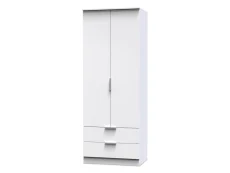Welcome Welcome Plymouth 2 Door 2 Drawer Tall Double Wardrobe (Assembled)