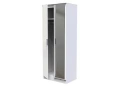 Welcome Welcome Plymouth 2 Door Mirrored Double Wardrobe (Assembled)
