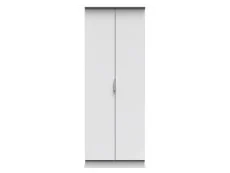 Welcome Welcome Plymouth 2 Door Tall Double Wardrobe (Assembled)