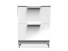 Welcome Welcome Plymouth 2 Drawer Small Bedside Table (Assembled)