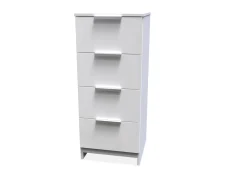 Welcome Welcome Plymouth 4 Drawer Tall Narrow Chest of Drawers (Assembled)