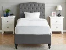 Limelight Limelight Flora Dark Grey Fabric Bed Frame