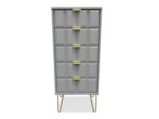 Welcome Welcome Cube 5 Drawer Tall Narrow Chest of Drawers (Assembled)