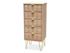 Welcome Welcome Cube 5 Drawer Tall Narrow Chest of Drawers (Assembled)