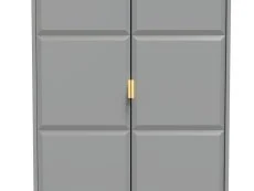 Welcome Welcome Cube 2 Door 2 Drawer Tall Double Wardrobe (Assembled)