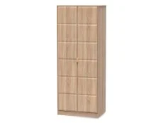 Welcome Cube 2 Door Tall Double Wardrobe (Assembled)