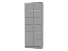 Welcome Welcome Cube 2 Door Tall Double Wardrobe (Assembled)