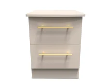 Welcome Welcome Haworth 2 Drawer Small Bedside Table (Assembled)