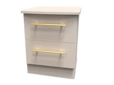 Welcome Welcome Haworth 2 Drawer Small Bedside Table (Assembled)