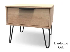 Welcome Welcome Hong Kong 1 Drawer Wide Bedside Table (Assembled)